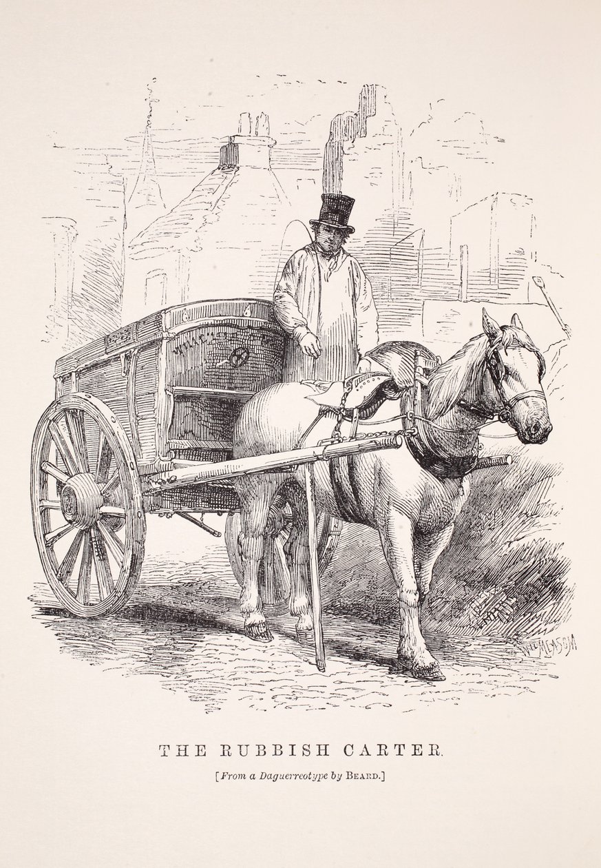 Śmieci Carter, z dagerotypu Richarda Bearda, ilustracja z London Labour i London Poor Henry