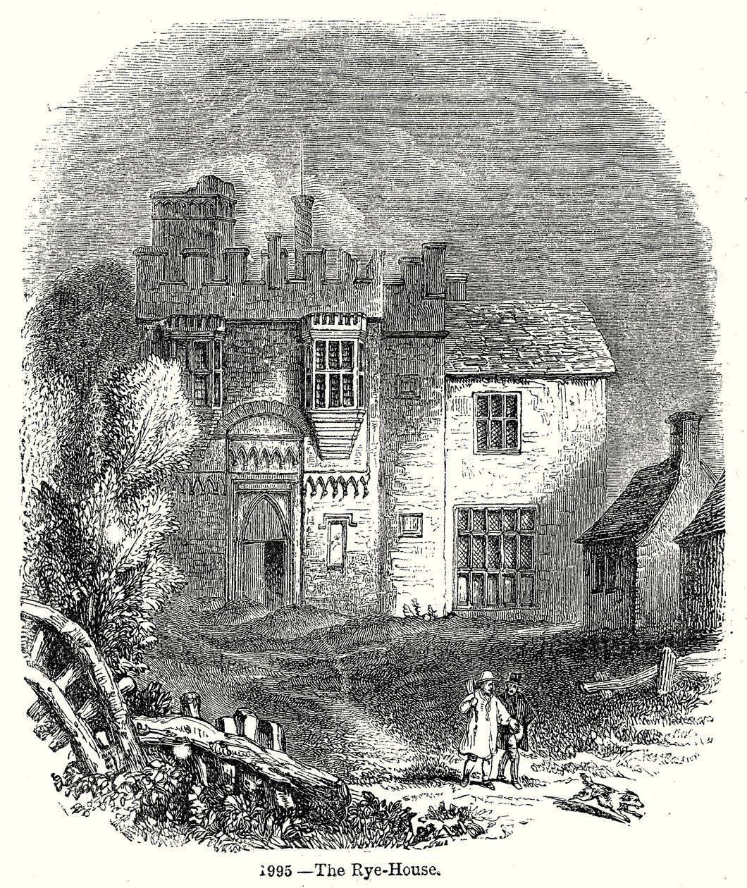 The Rye-House (rycina) autorstwa English School