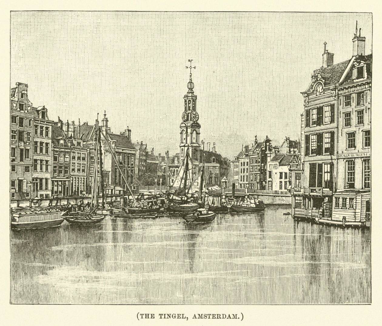 Tingel, Amsterdam (rycina) autorstwa English School