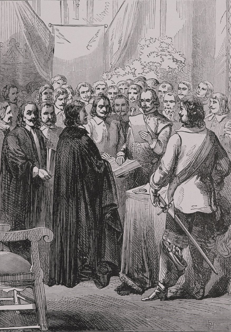 Traktat westfalski, z Historii Francji, Emile de Bonnechose, opublikowany przez Ward, Lock and Co, Londyn autorstwa English School