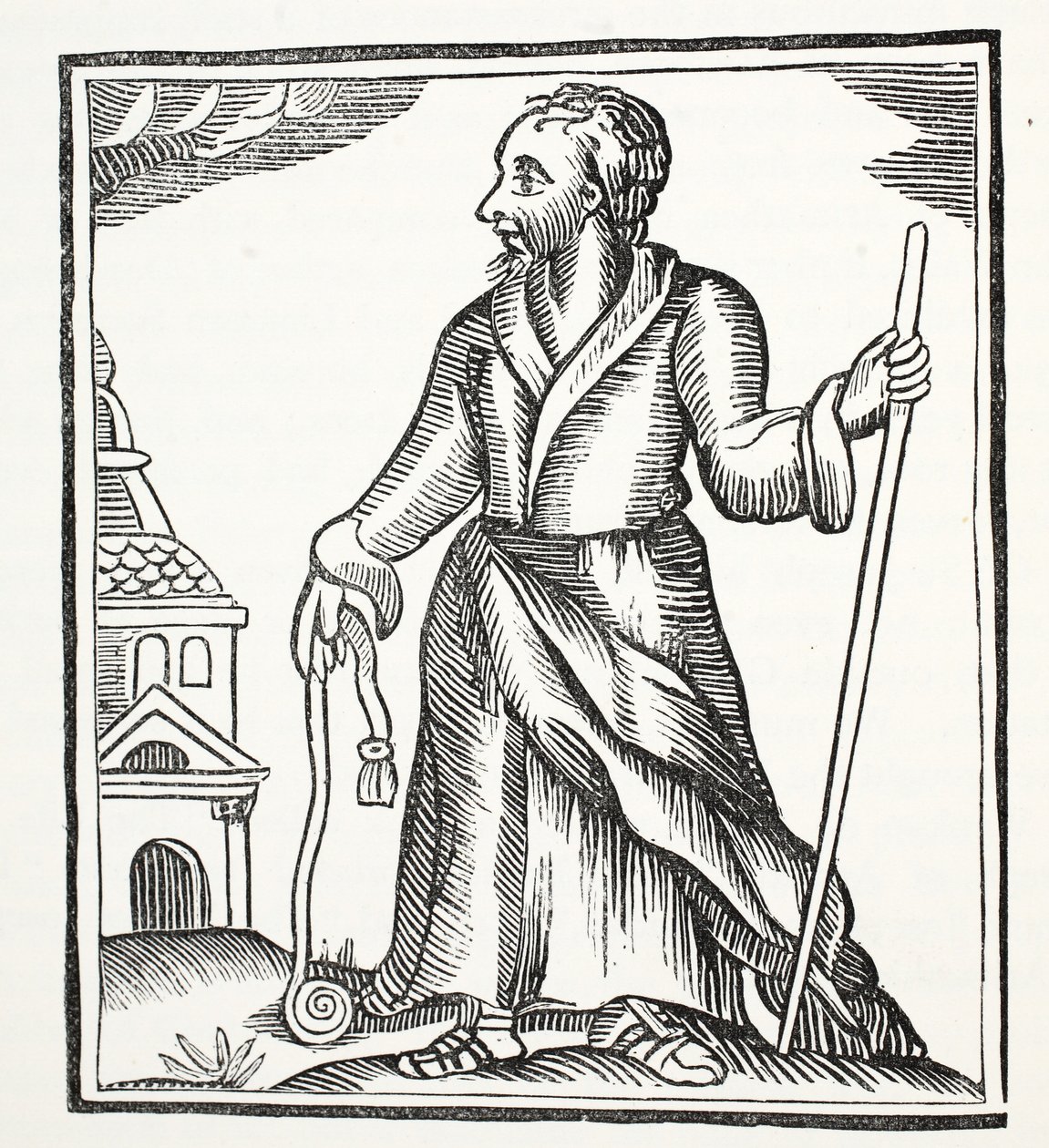 The Wandering Jew, ilustracja z książki Rozdział XVIII, autorstwa Johna Ashtona, wyd. 1882 autorstwa English School