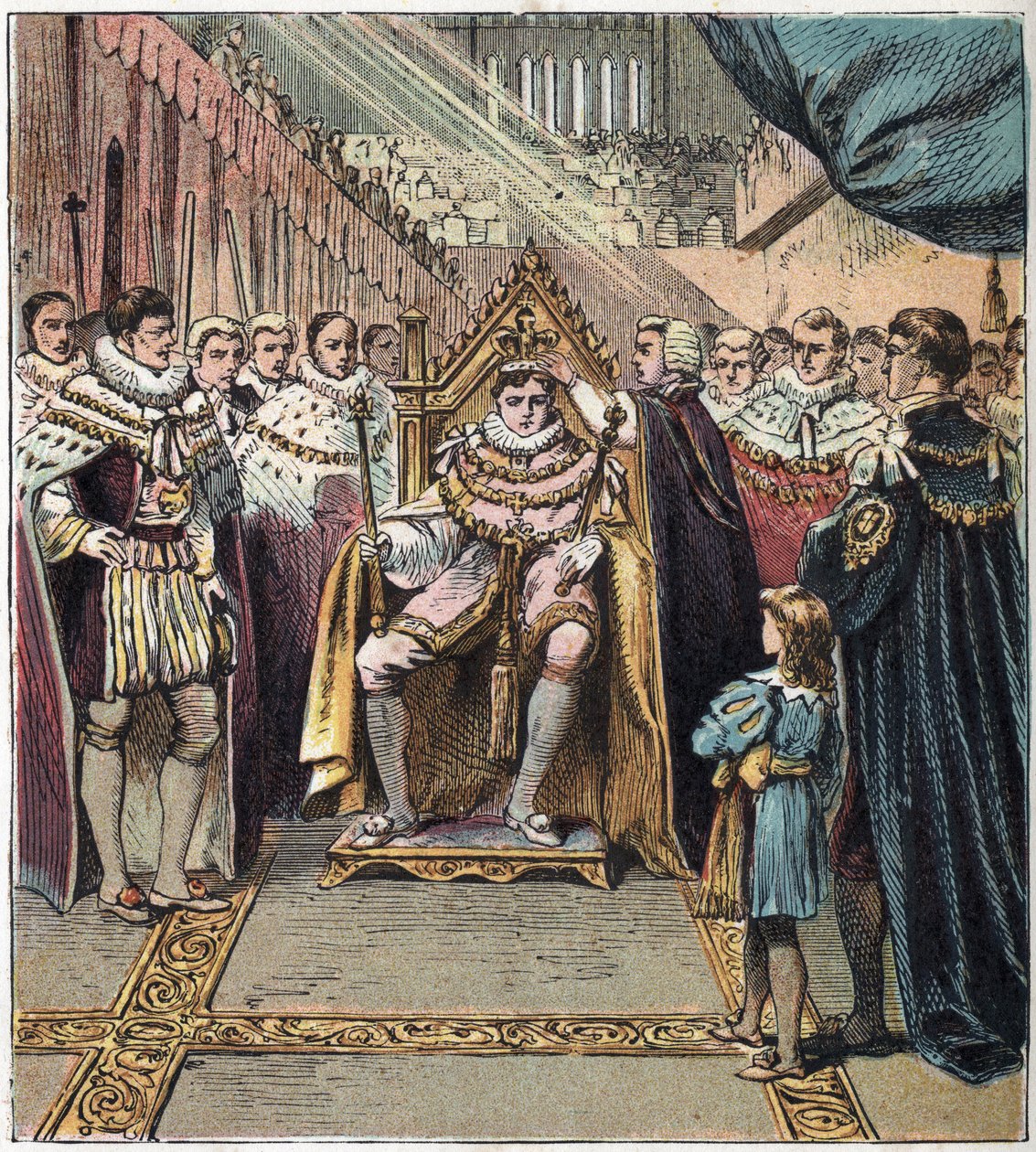 Koronacja Jerzego IV (1762-1830) 29.01.2018. Koronacja Jerzego IV autorstwa English School