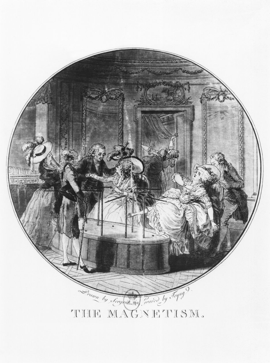 Magnetyzm, 1785 autorstwa English School
