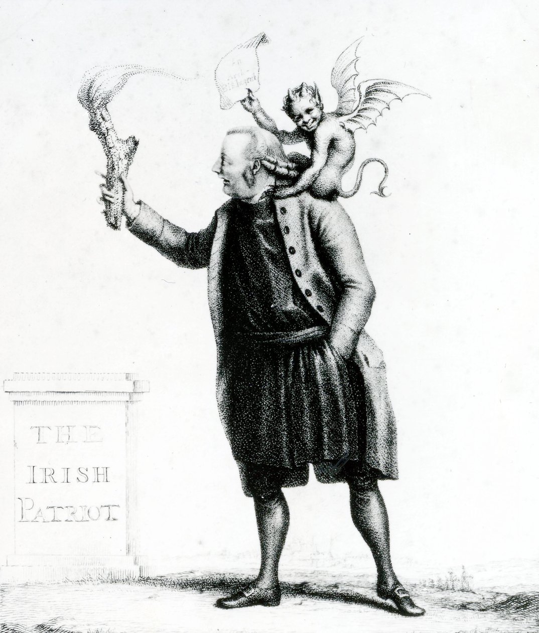 Prawy Rev. Volunteer B of D, opublikowany przez Richarda Mortona Paye, 1784 (punkt) autorstwa English School