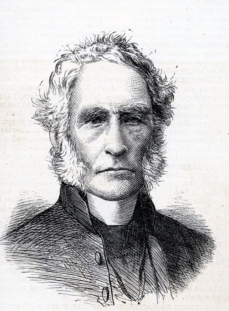 Właściwy Wielebny Alfred Ollivant (1798-1882) Ilustracja z Grafiki 13 stycznia 1883 autorstwa English School