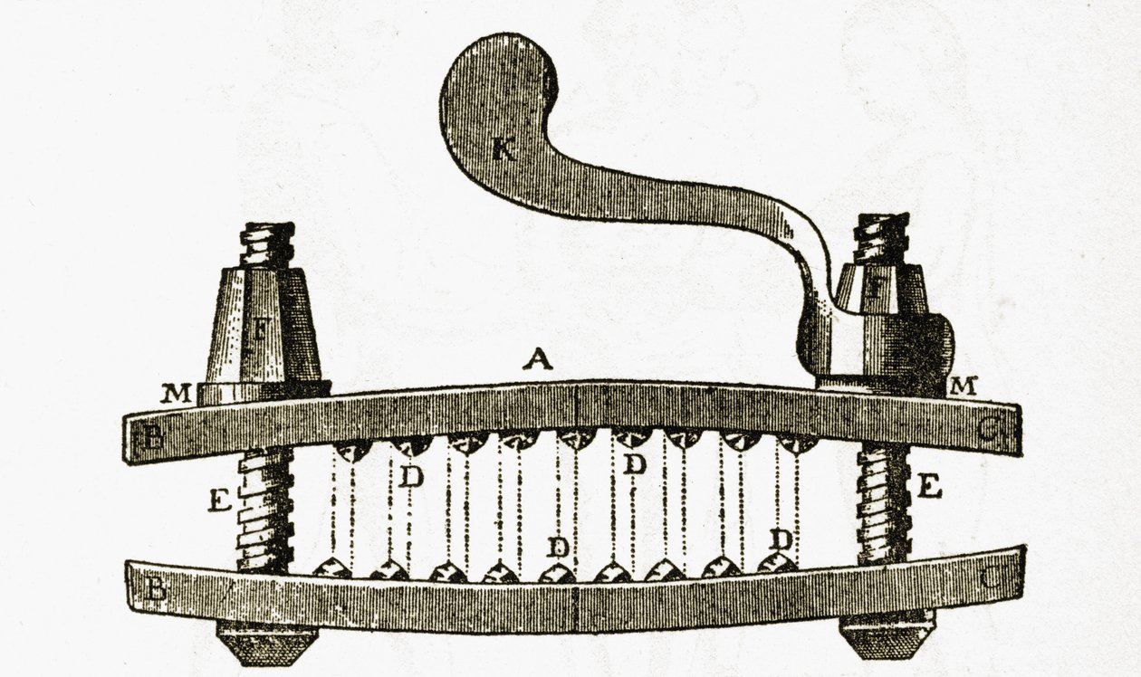 Śruba radełkowa Marii Teresy z Austrii (1717-80) autorstwa English School