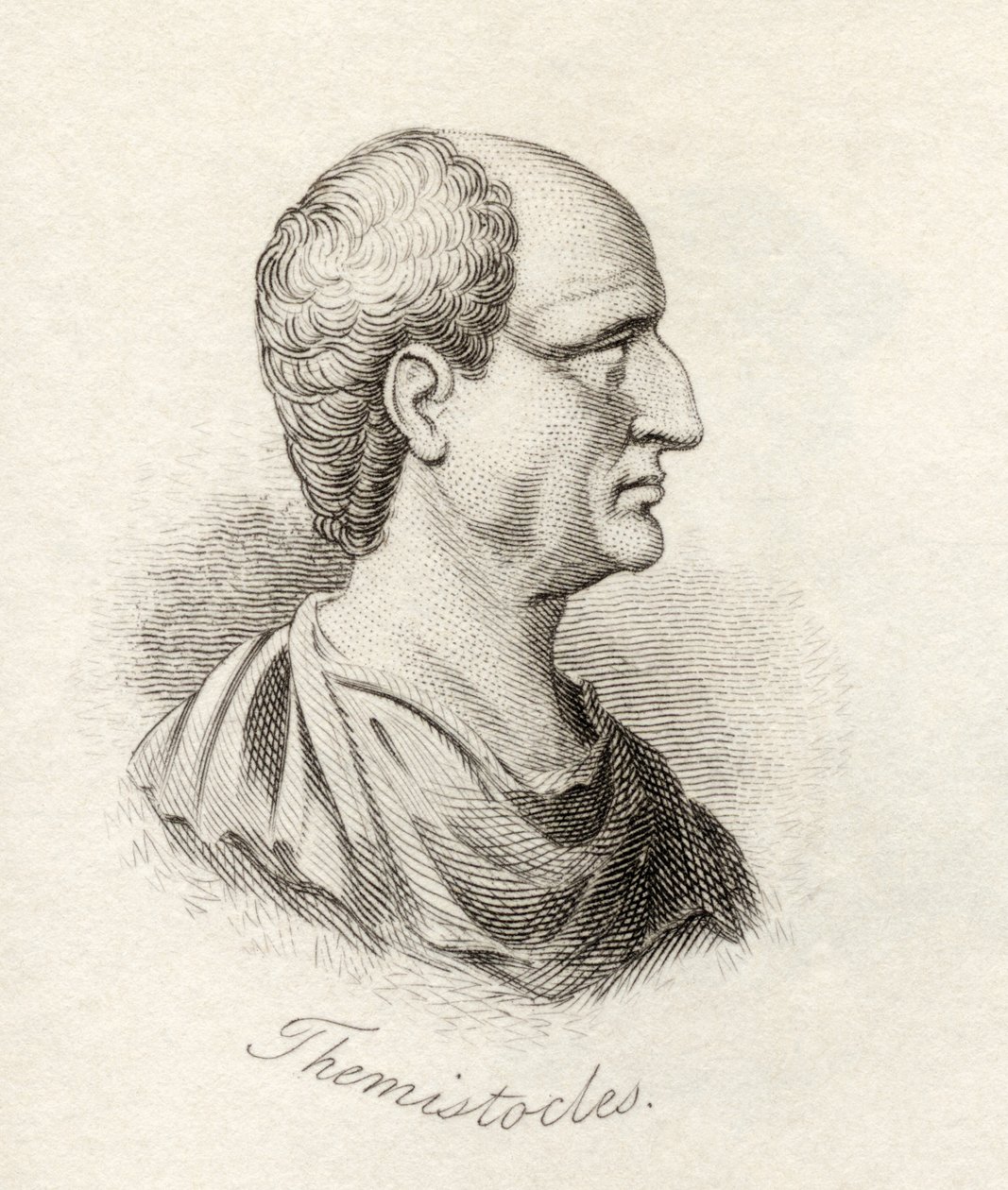 Temistokles, ze „Słownika historycznego Krabba”, opublikowanego w 1825 r. autorstwa English School