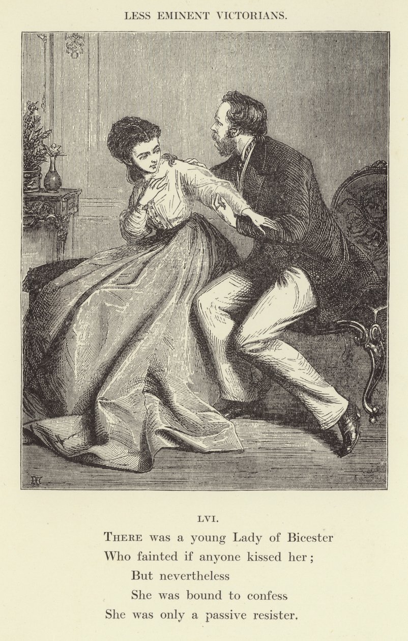 Była sobie młoda dama z Bicester (rycina) autorstwa English School