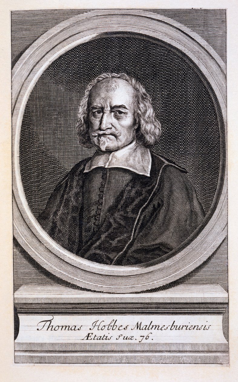 Thomas Hobbes z Malmesbury autorstwa English School