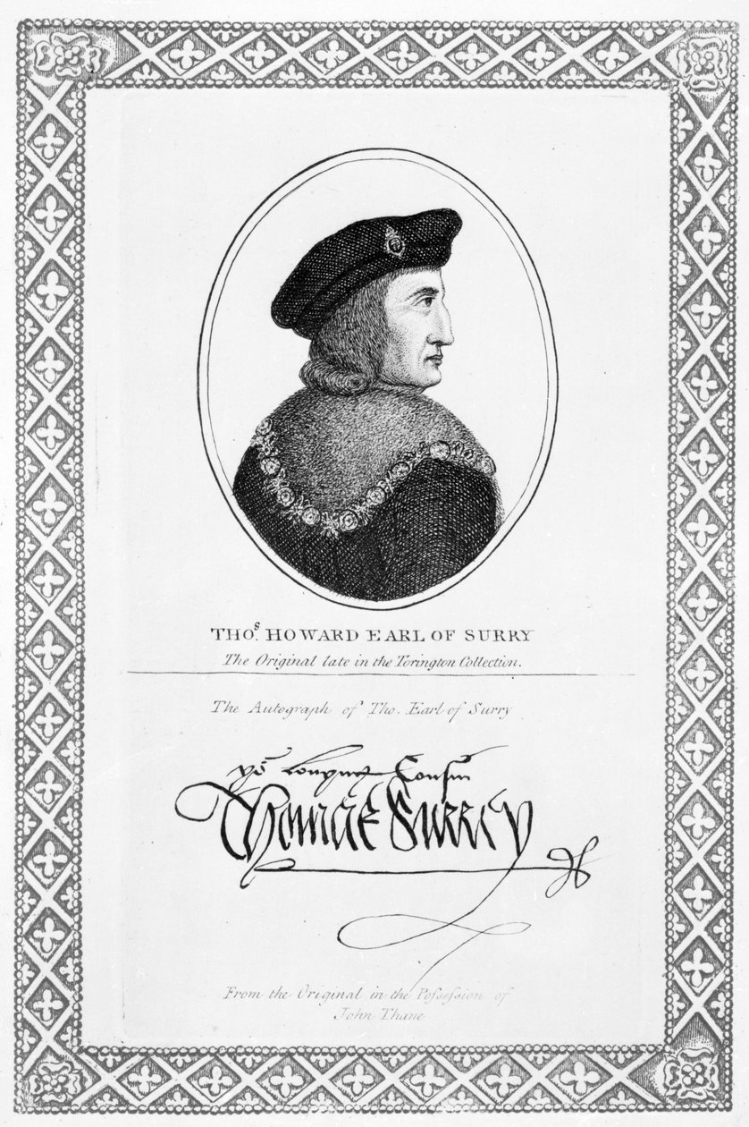 Thomas Howard, hrabia Surrey i drugi książę Norfolk autorstwa English School