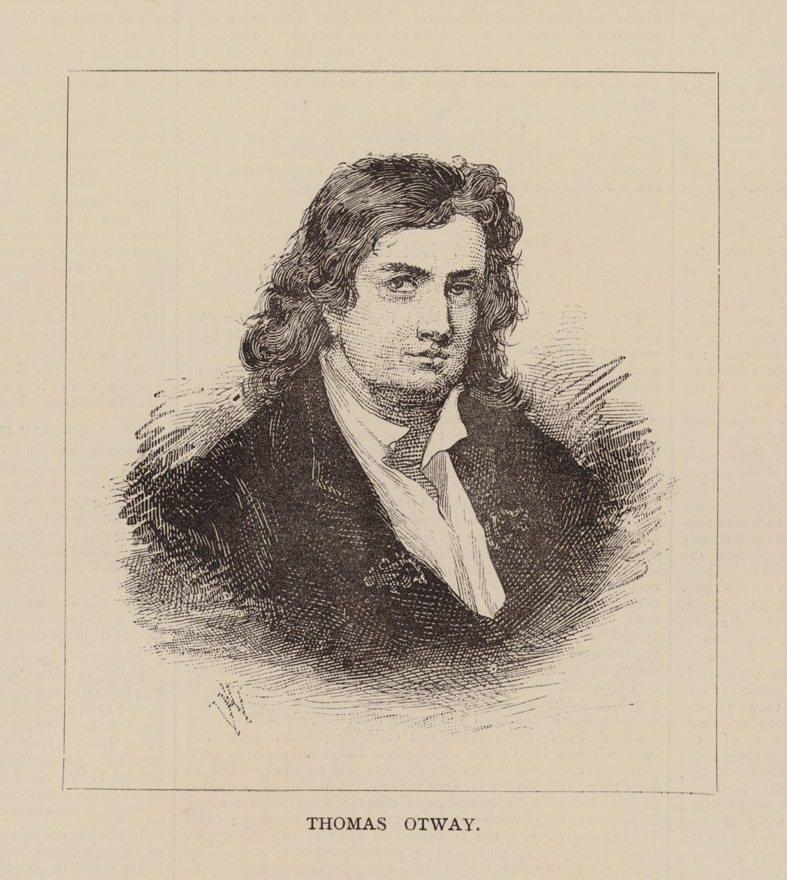 Thomas Otway (grawerunek) autorstwa English School