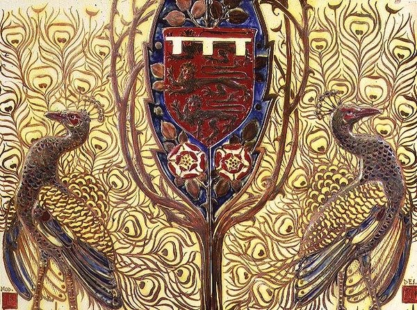 Płytka, Pilkington Royal Lancastrian Pottery, założona w 1892 r. (ceramika) autorstwa English School