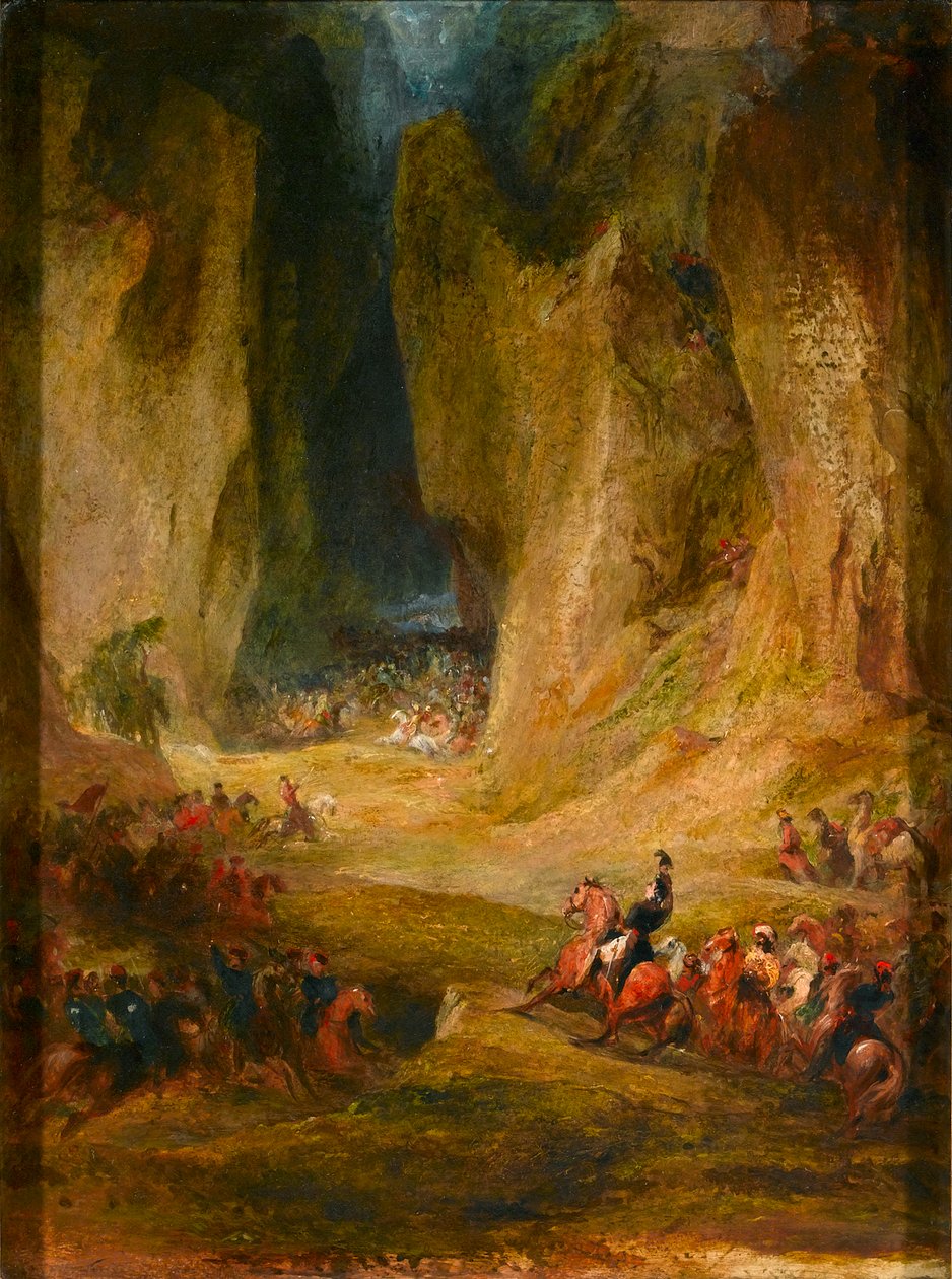 Trukkee, 28 lutego 1845, incydent podczas kampanii na Wzgórzu Sir Charlesa Napiera w Beludżystanie autorstwa English School