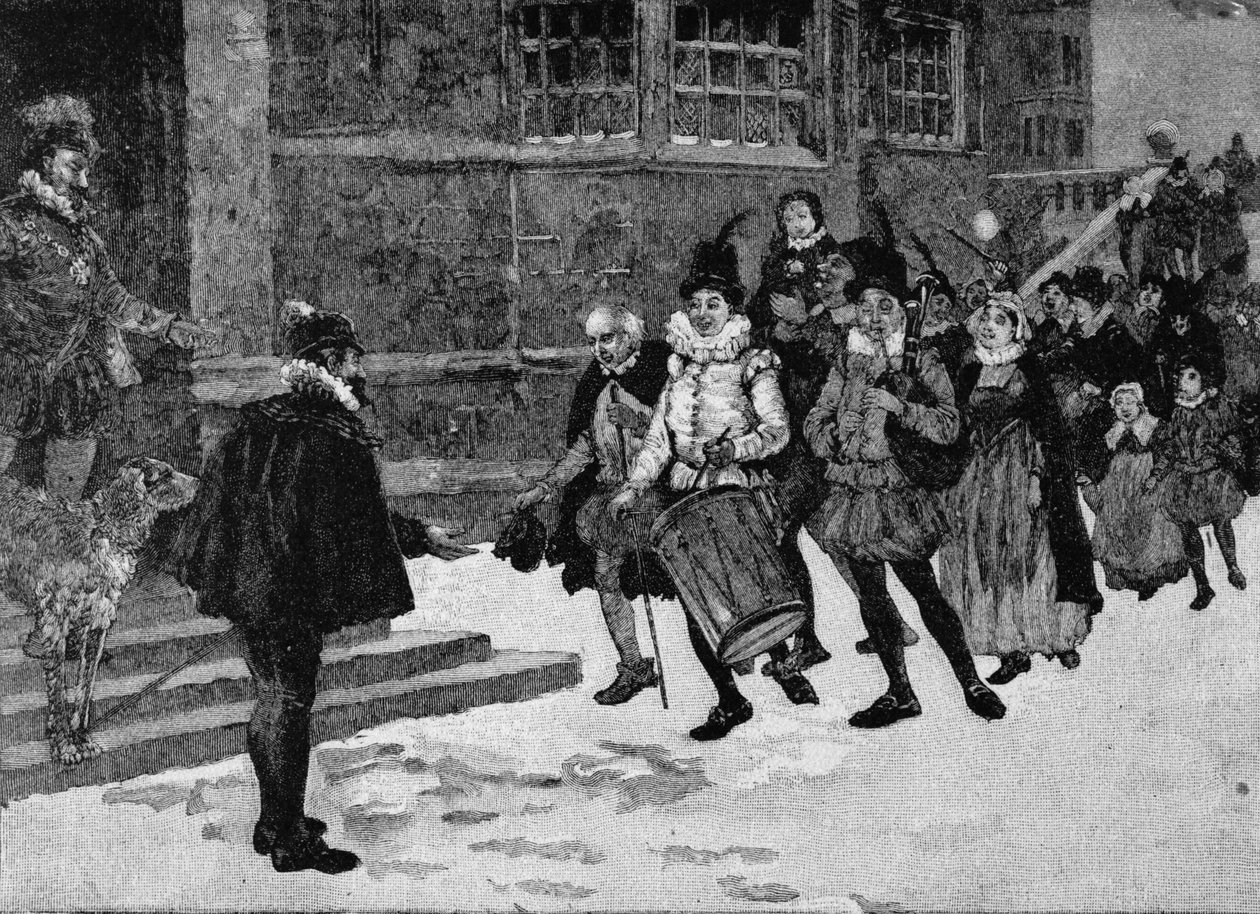Tudor Wassailing autorstwa English School