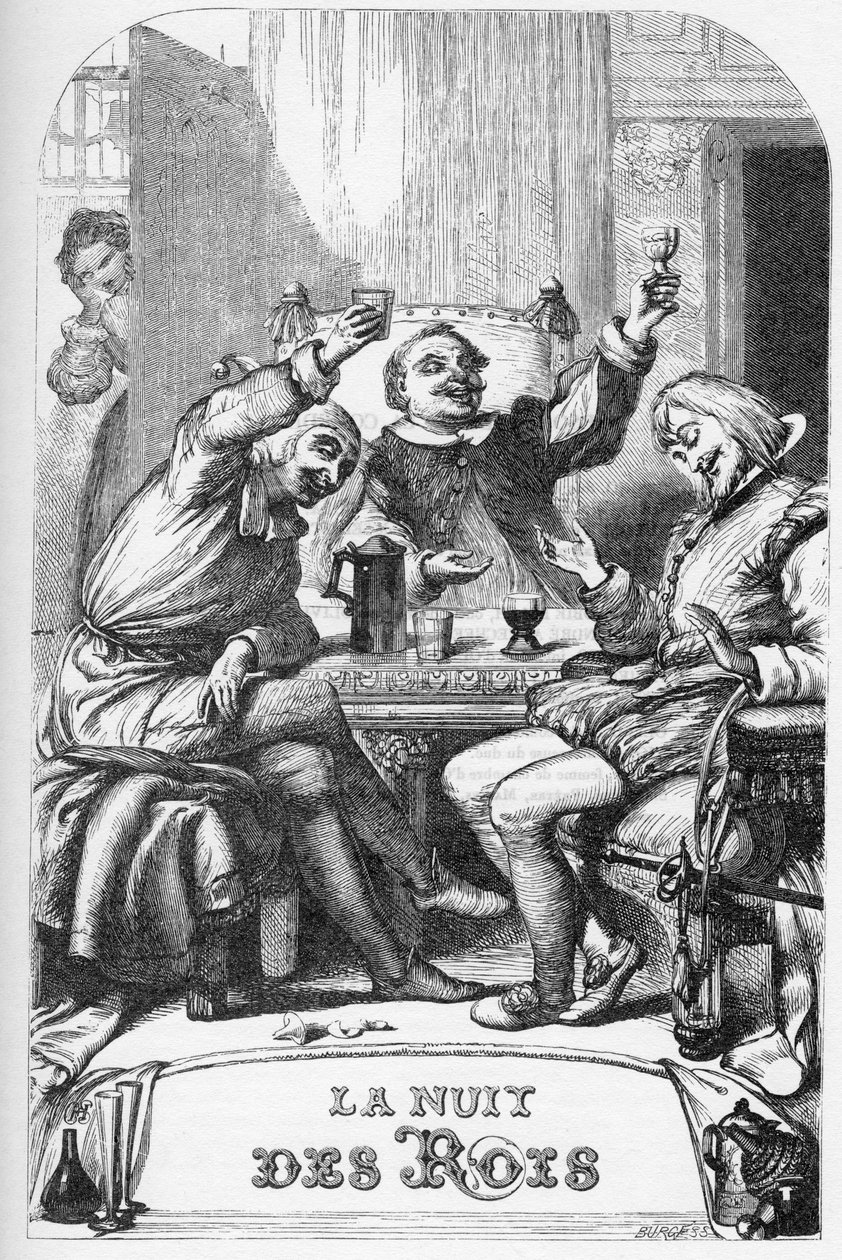 Twelfth Night, Or what you will - Illustration in „” Works complete by William Shakespeare”” 1866 – Ilustracje i ogólna forma tego wydania zapożyczono z ilustrowanego Szekspira Cassella, opublikowanego w Londynie autorstwa English School