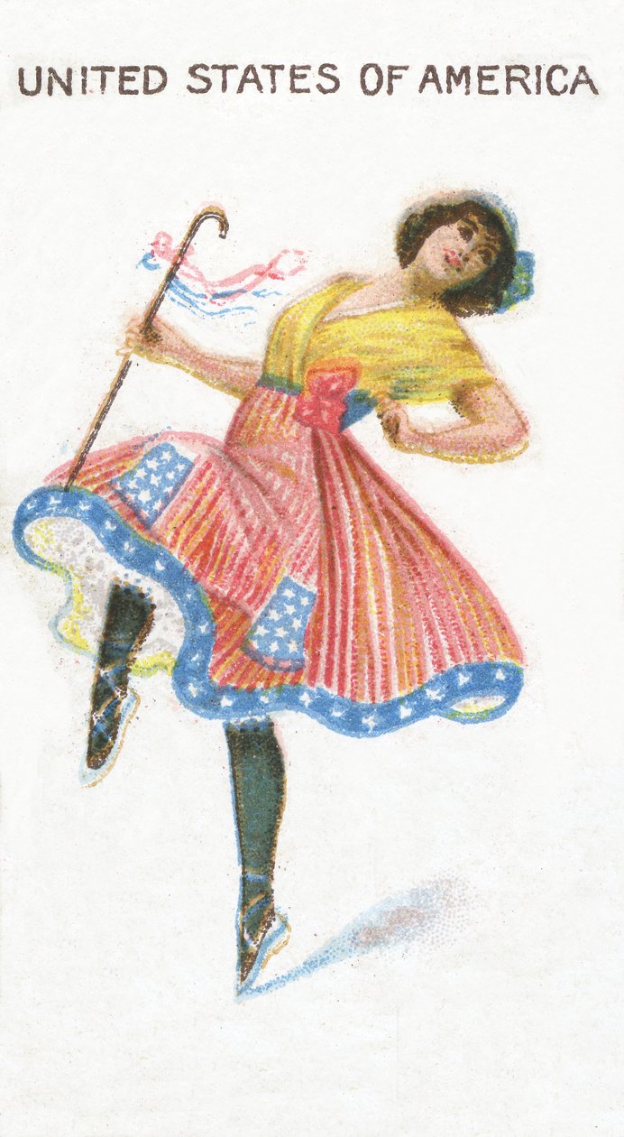 Stany Zjednoczone Ameryki, karta papierosów, 1915 autorstwa English School