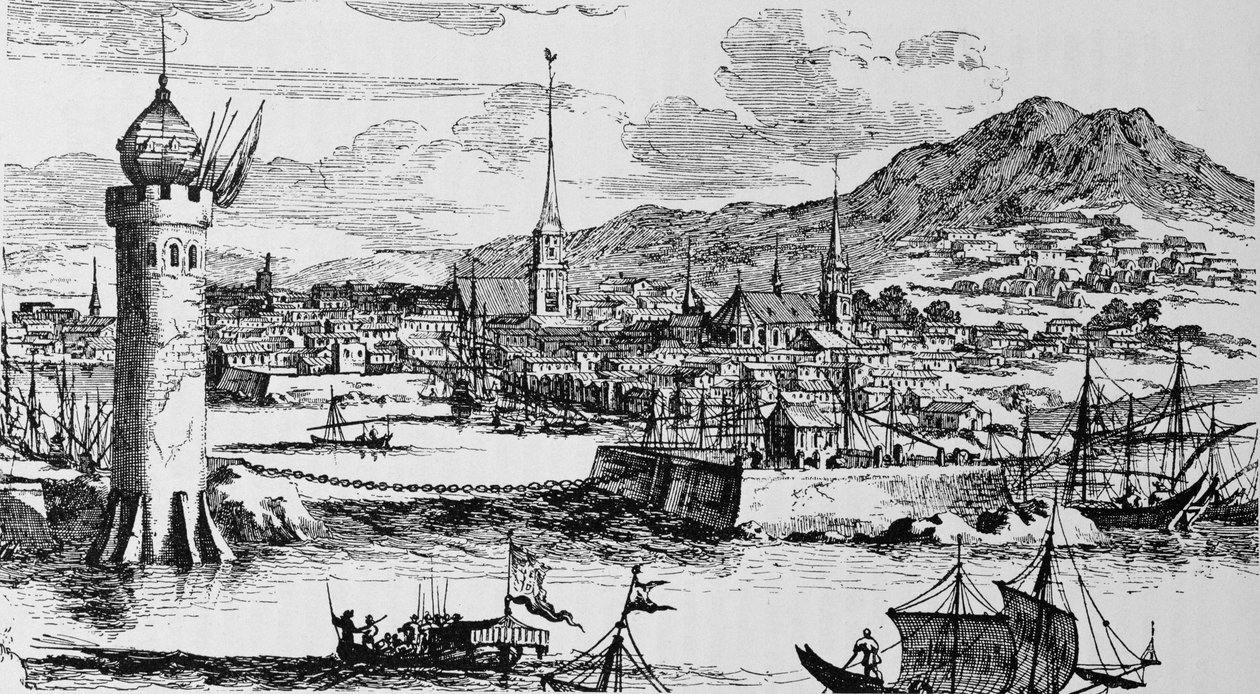 Widok Hawany, z „The Narrative and Critical History of America”, pod redakcją Justina Winsora, Londyn, 1886 autorstwa English School