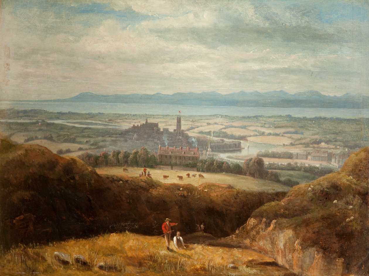 Widok na Lancaster autorstwa English School