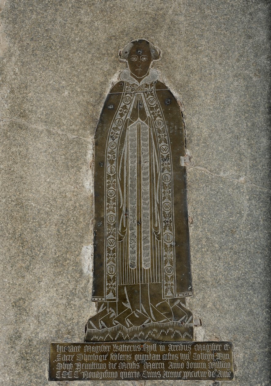 Walter Hylle, 1494 (mosiądz) autorstwa English School