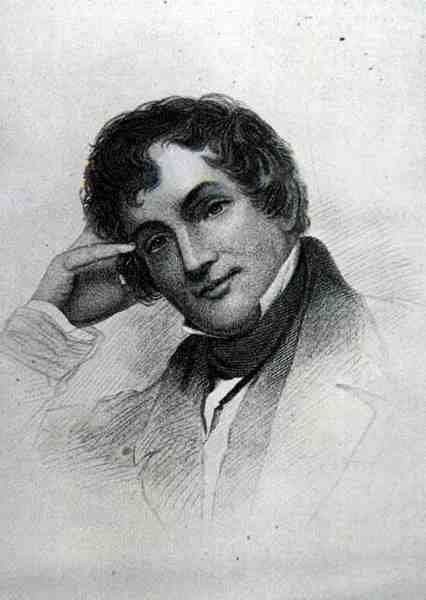 Washington Irving (1783-1859) (grawerowanie) autorstwa English School