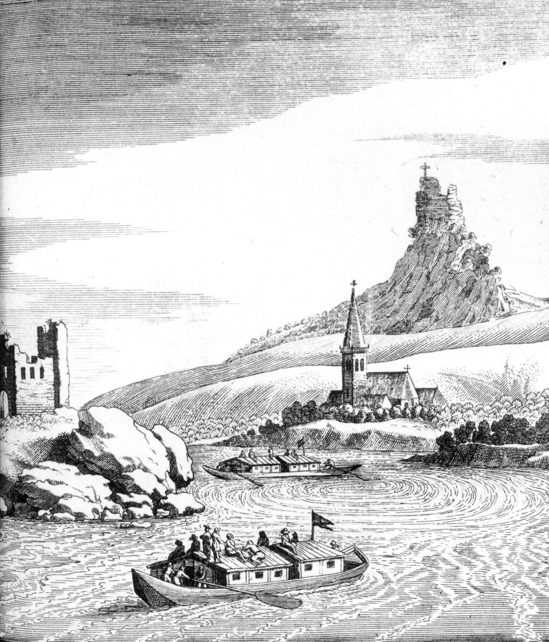Whirlpool in the Dunaj, z książki Edwarda Browne