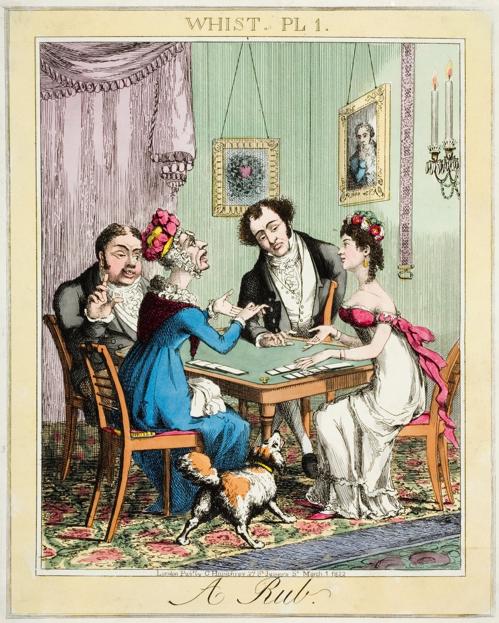 Wist Pl 1. - A Rub, opublikowany w Londynie przez G. Humphrey autorstwa English School