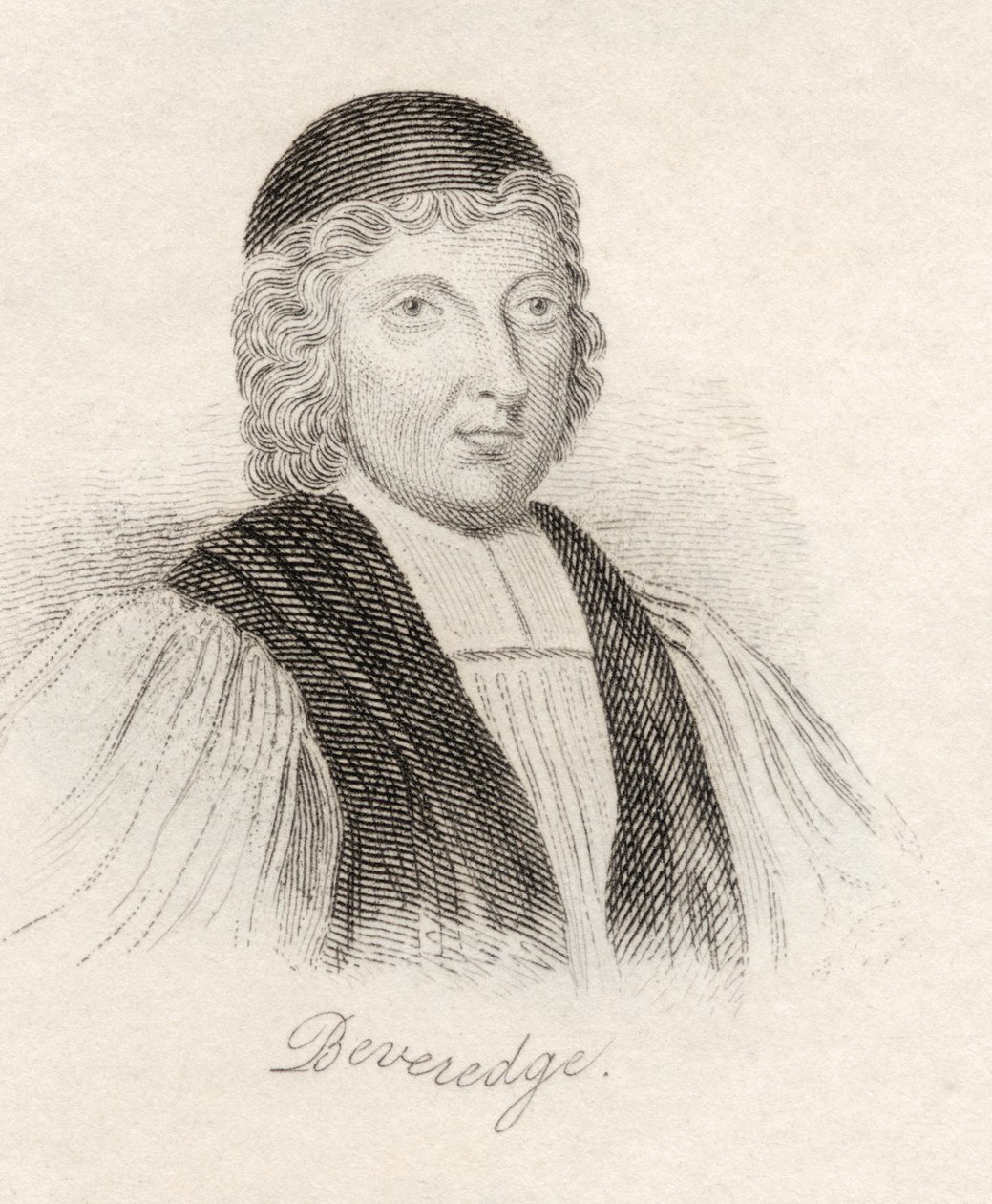 William Beveridge, z „Słownika historycznego Krabba”, opublikowanego w 1825 r. autorstwa English School