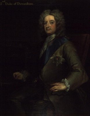 William Cavendish, 2. książę Devonshire (olej) autorstwa English School