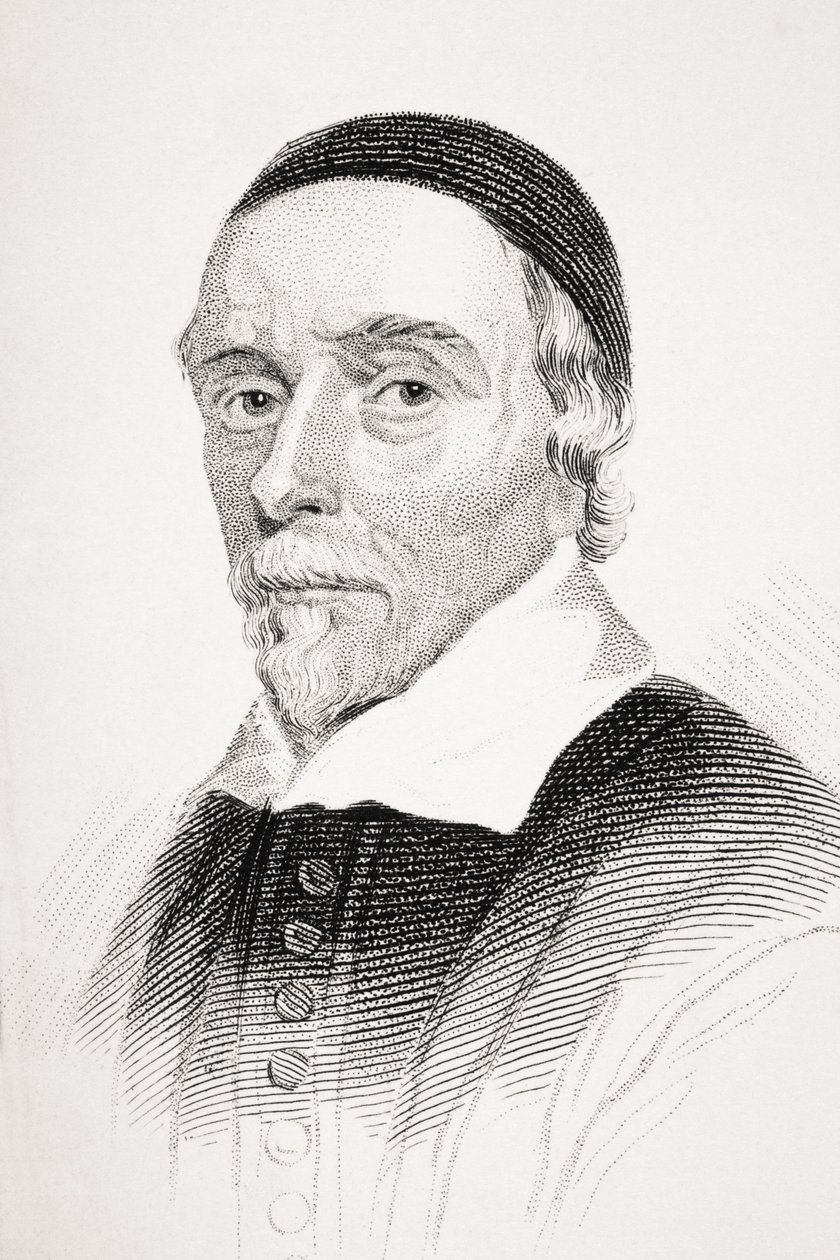 William Harvey, ilustracja z „Starej Anglii Worthies” Lorda Broughama, opublikowana ok. 1880 r. autorstwa English School