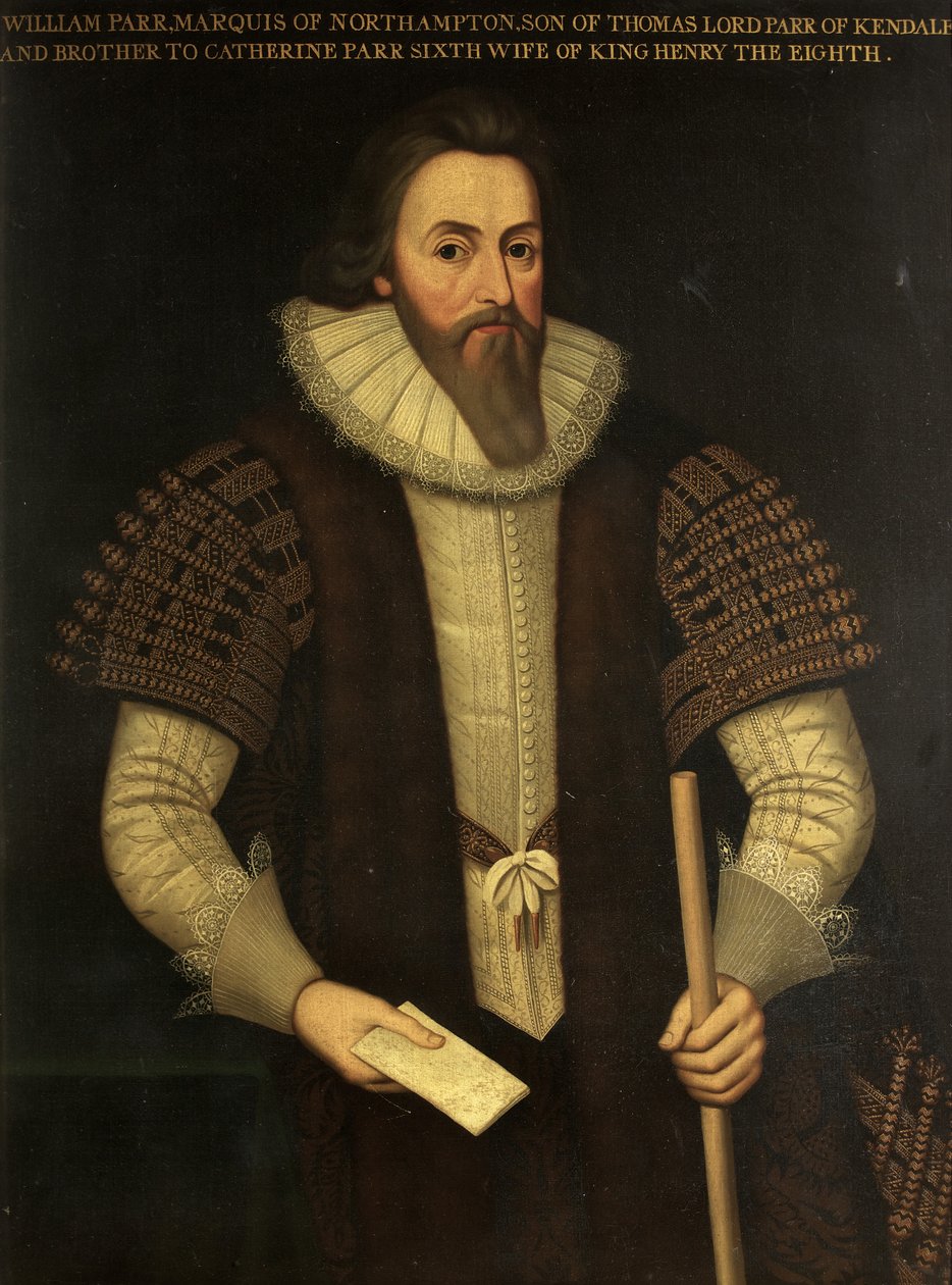 William Parr, markiz Northampton (olej na płótnie) autorstwa English School