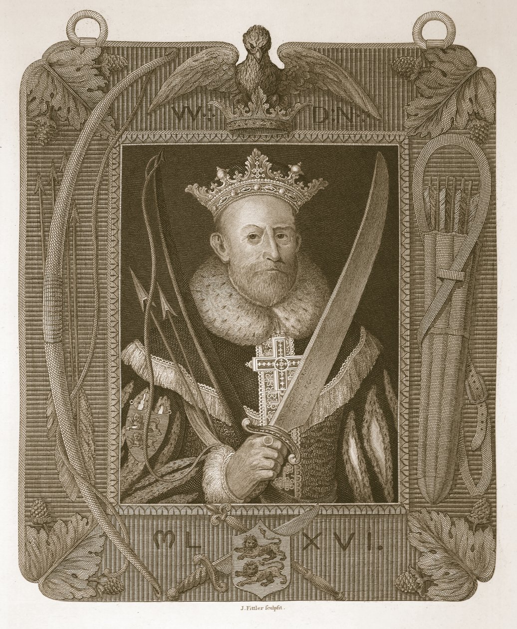 William I, ryty J. Fittler, ilustracja z David Humes The History of England, wyd. R. Bowyer, Londyn, 1812 r. autorstwa English School