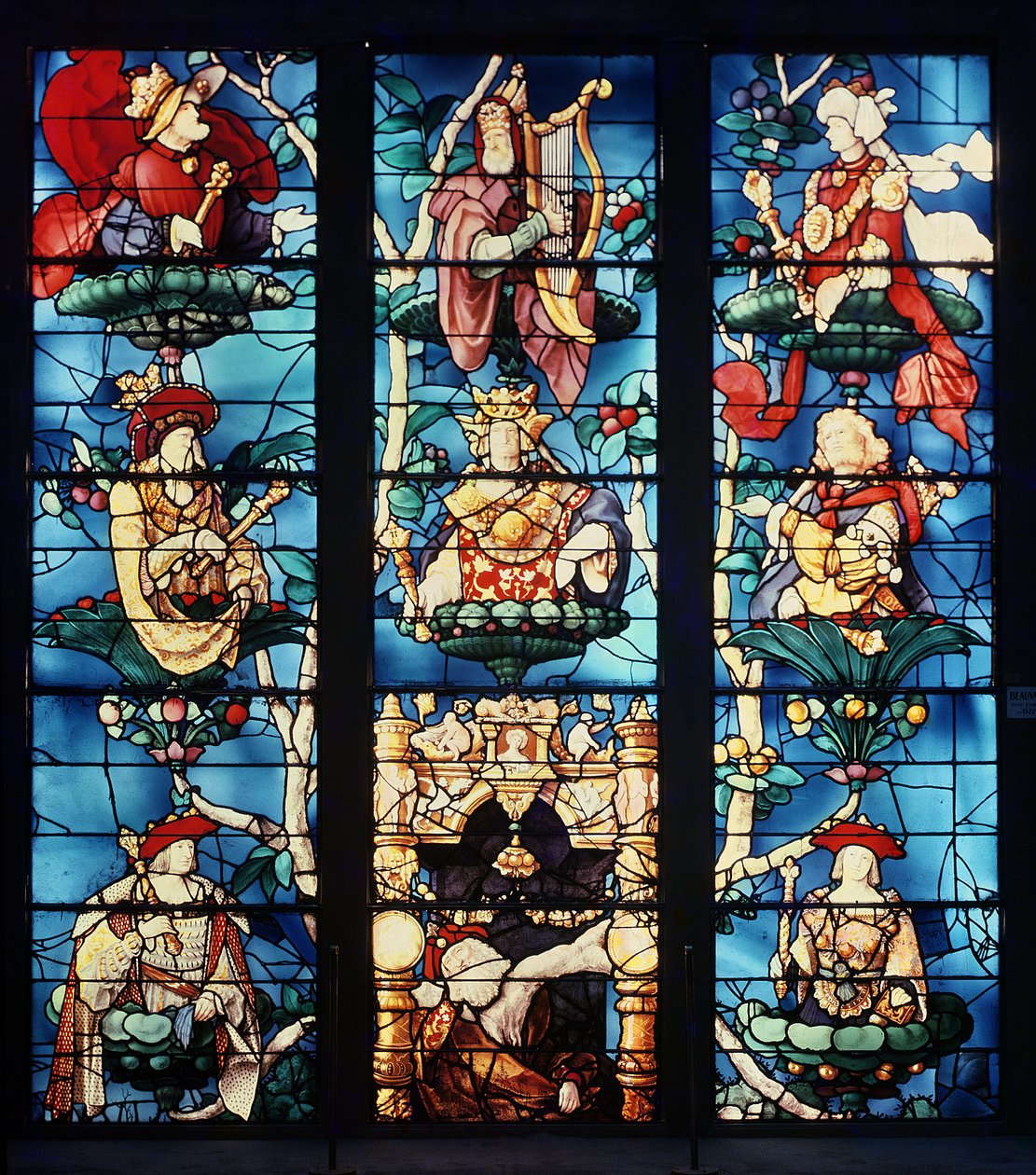 Drzewo Jessego, 1522-24 (witraż) autorstwa Engrand Leprince