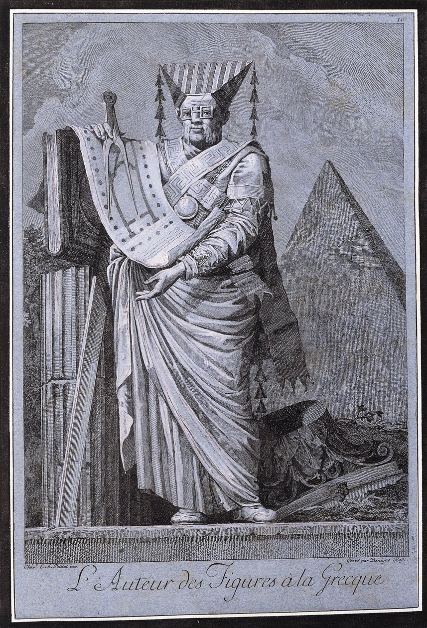 Architekt w stylu greckim, 1771 autorstwa Ennemond Alexandre Petitot