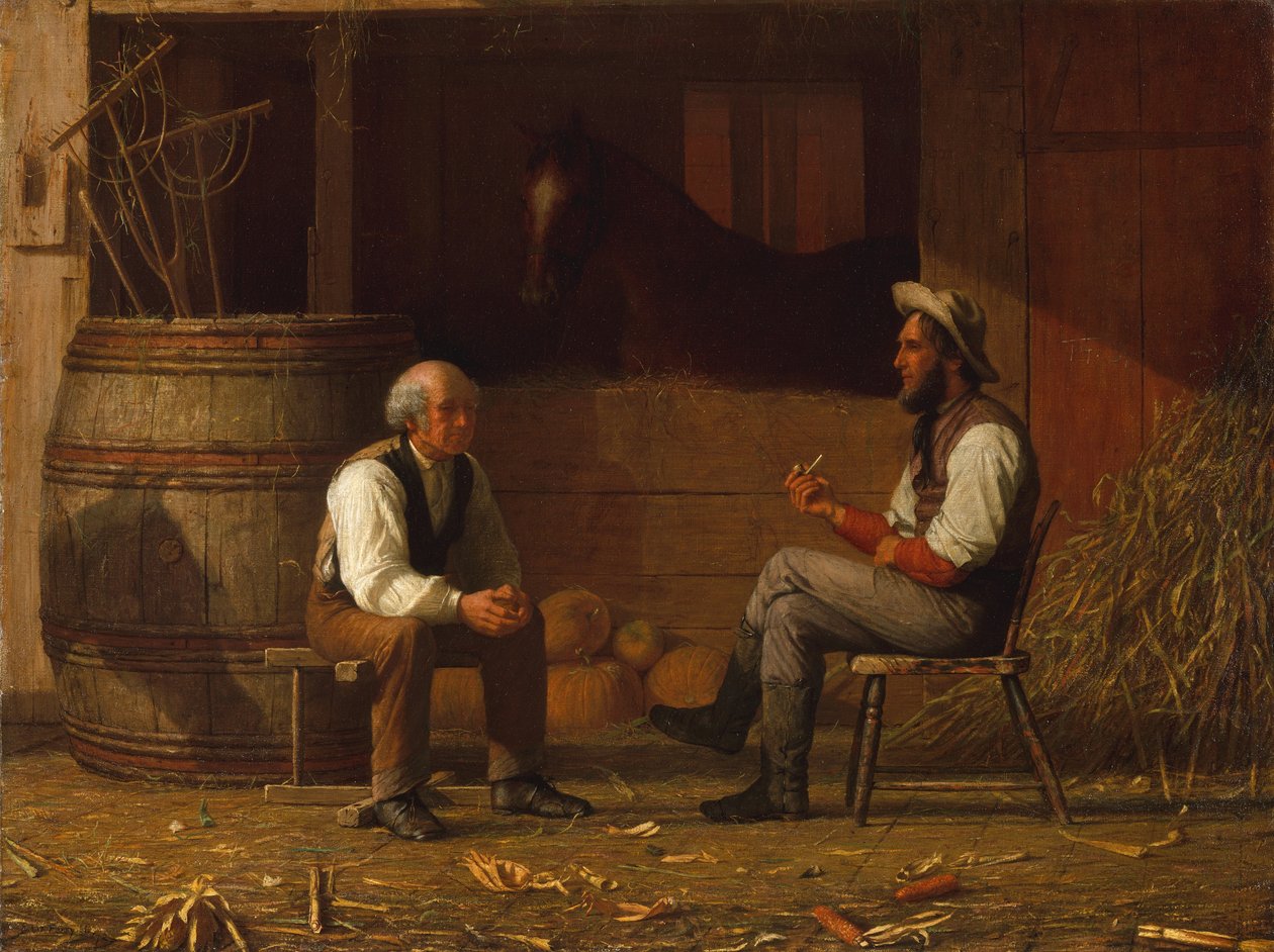 Rozmowa, 1872. autorstwa Enoch Wood Perry