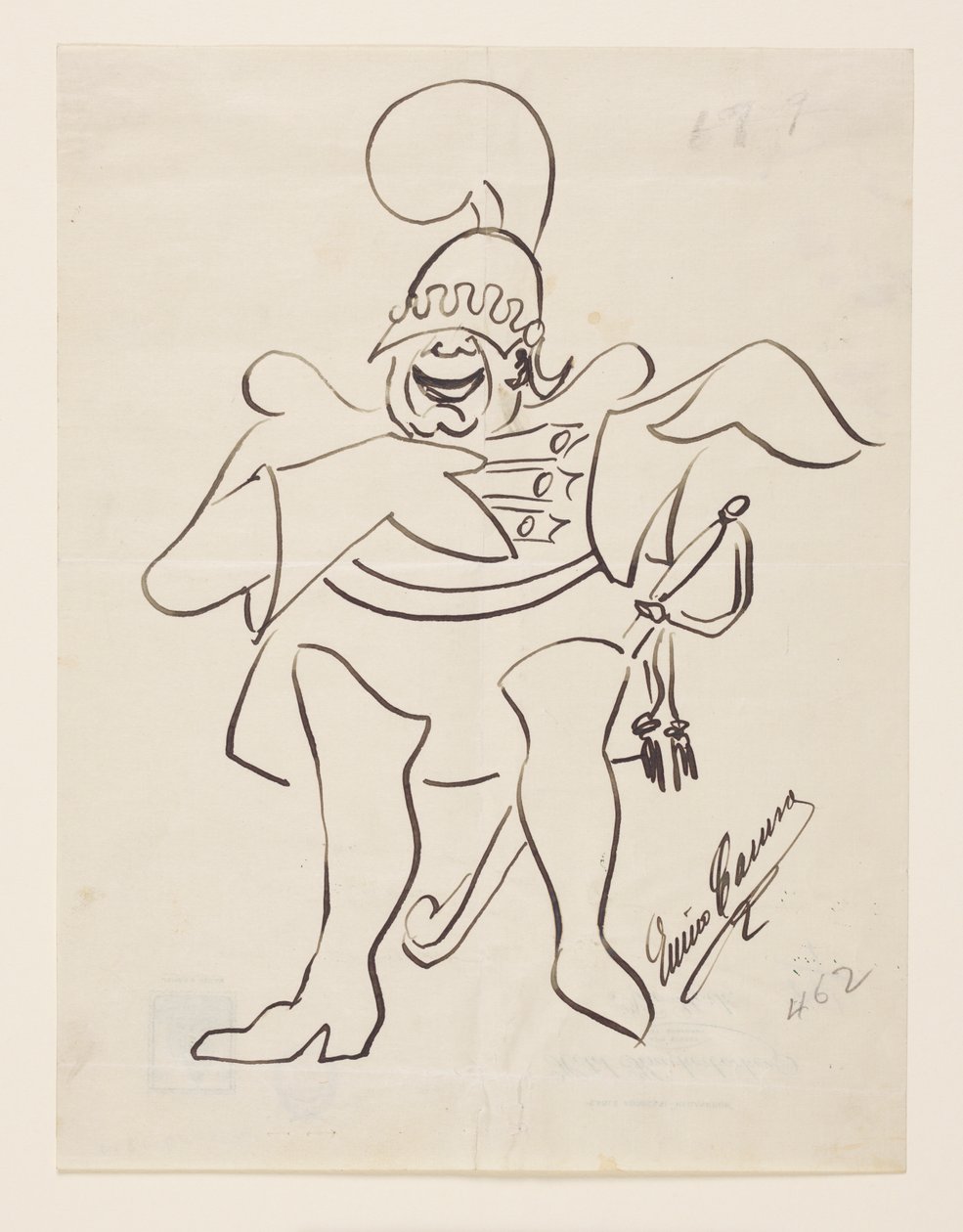 Enrico Caruso jako Don José w „Carmen” autorstwa Enrico Caruso