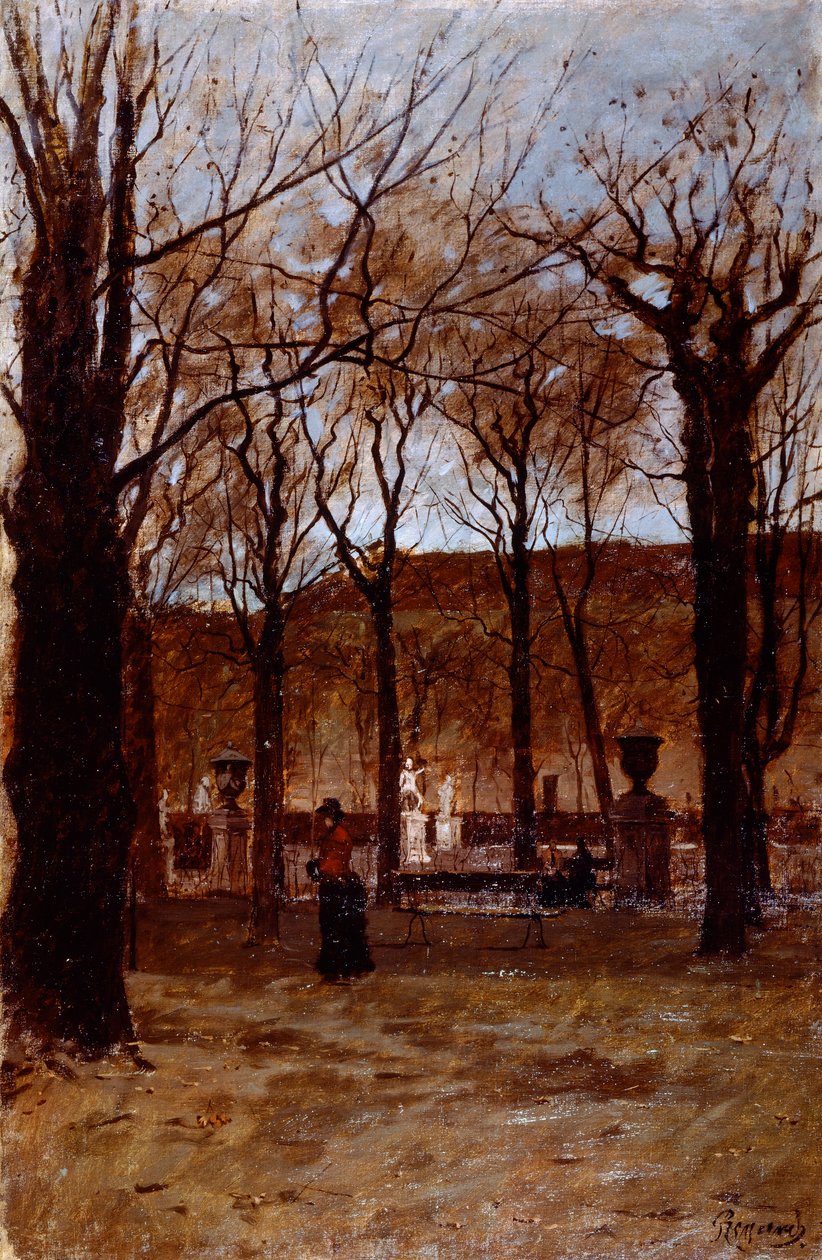 Ogrody w Turynie – Enrico Reycend (1855-1928) autorstwa Enrico Reycend