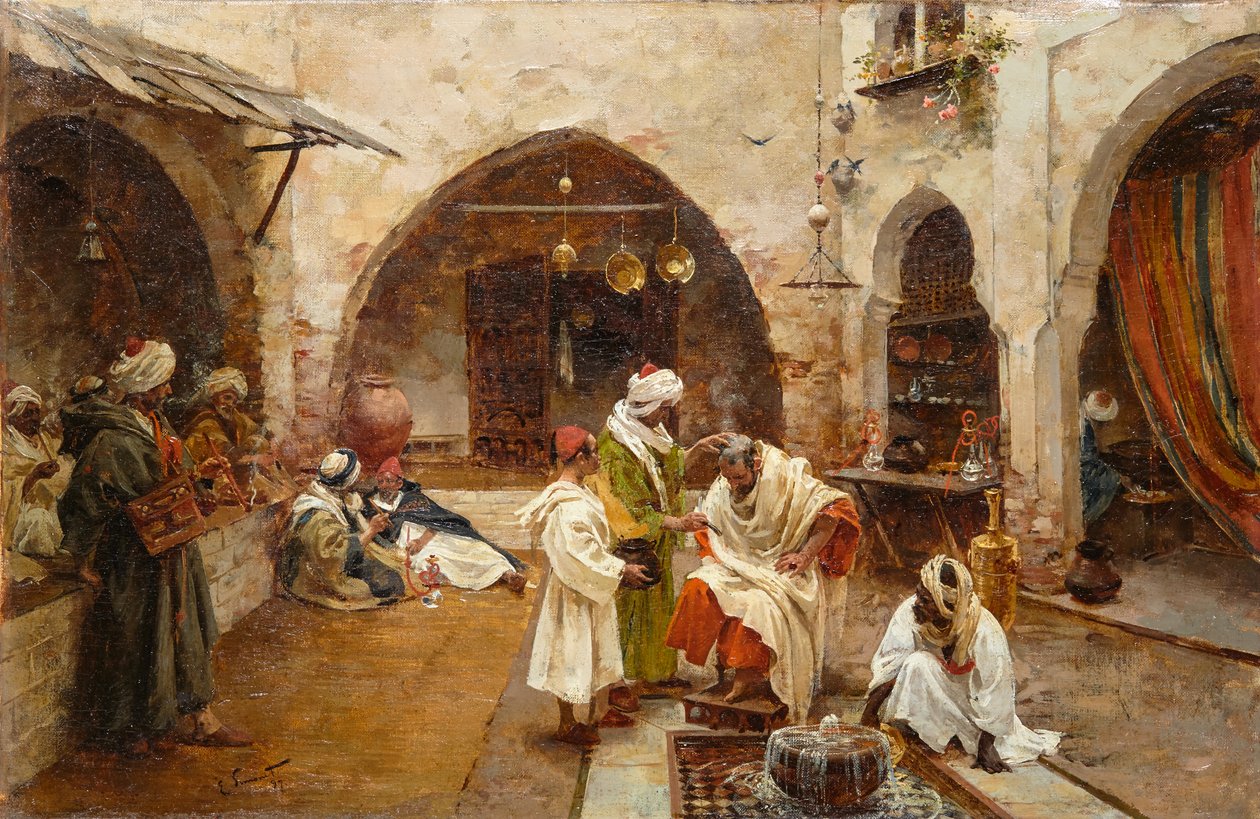 El barbero del zocoBarber na suku autorstwa Enrique Simonet