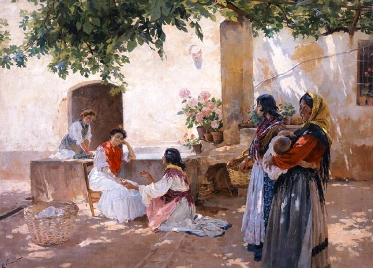 Wróżka autorstwa Enrique Simonet