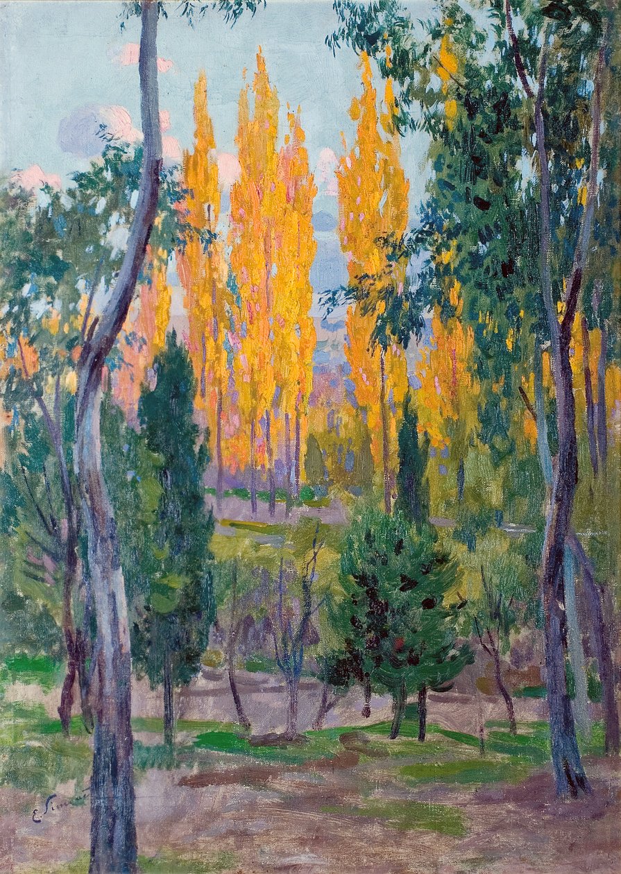 Jesień w Dehesa autorstwa Enrique Simonet