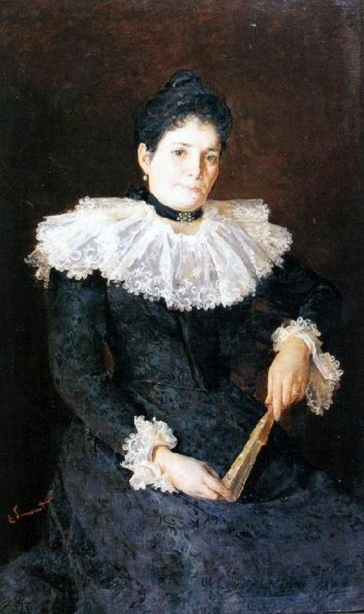 Portret damy autorstwa Enrique Simonet