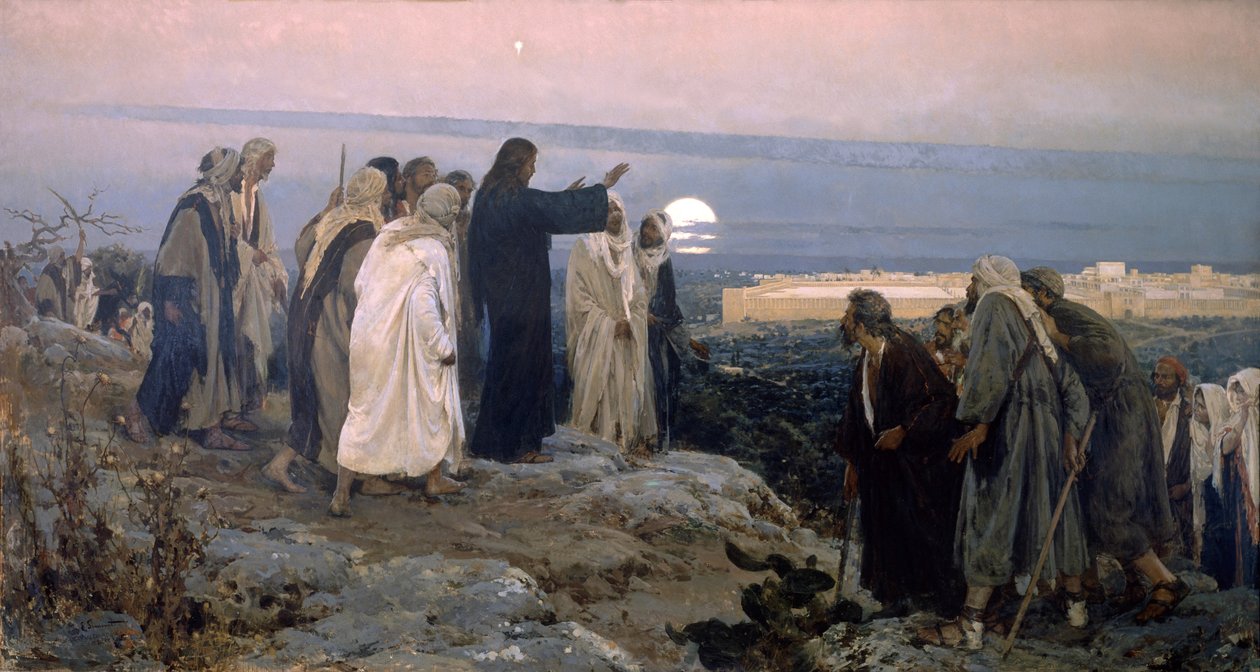Flevit super ilam język łaciński; Płakał nad tym autorstwa Enrique Simonet
