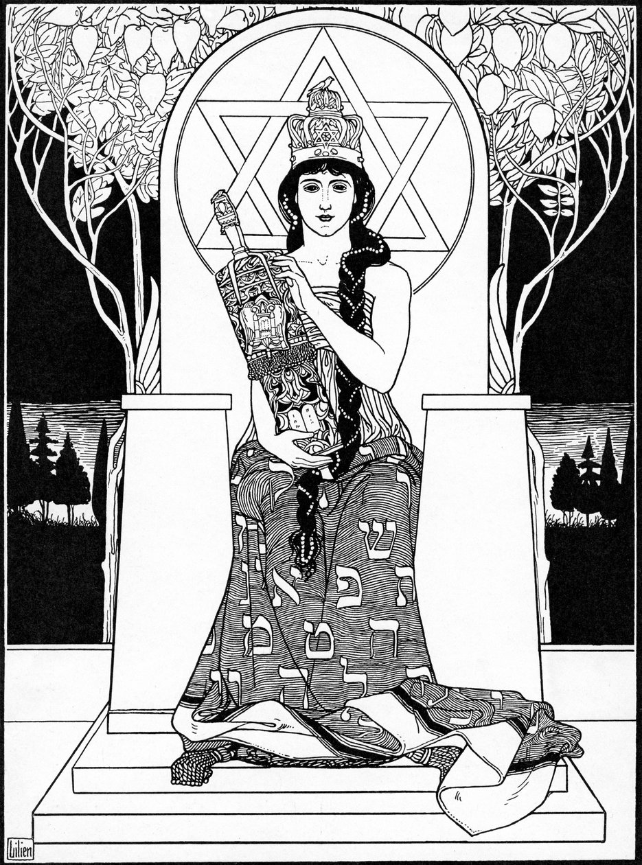EM LILIEN autorstwa Ephraim Moses Lilien