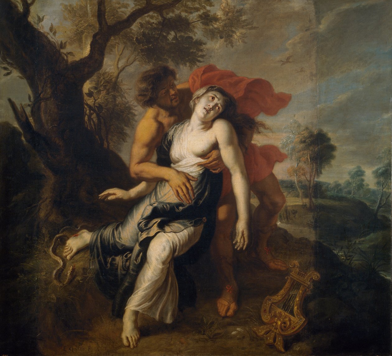 Śmierć Eurydyki autorstwa Erasmus Quellinus II