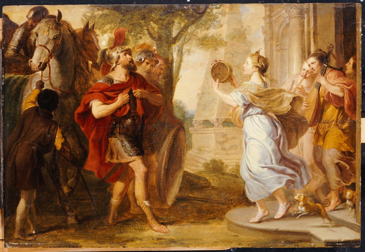 Jeptah witany przez córkę autorstwa Erasmus Quellinus