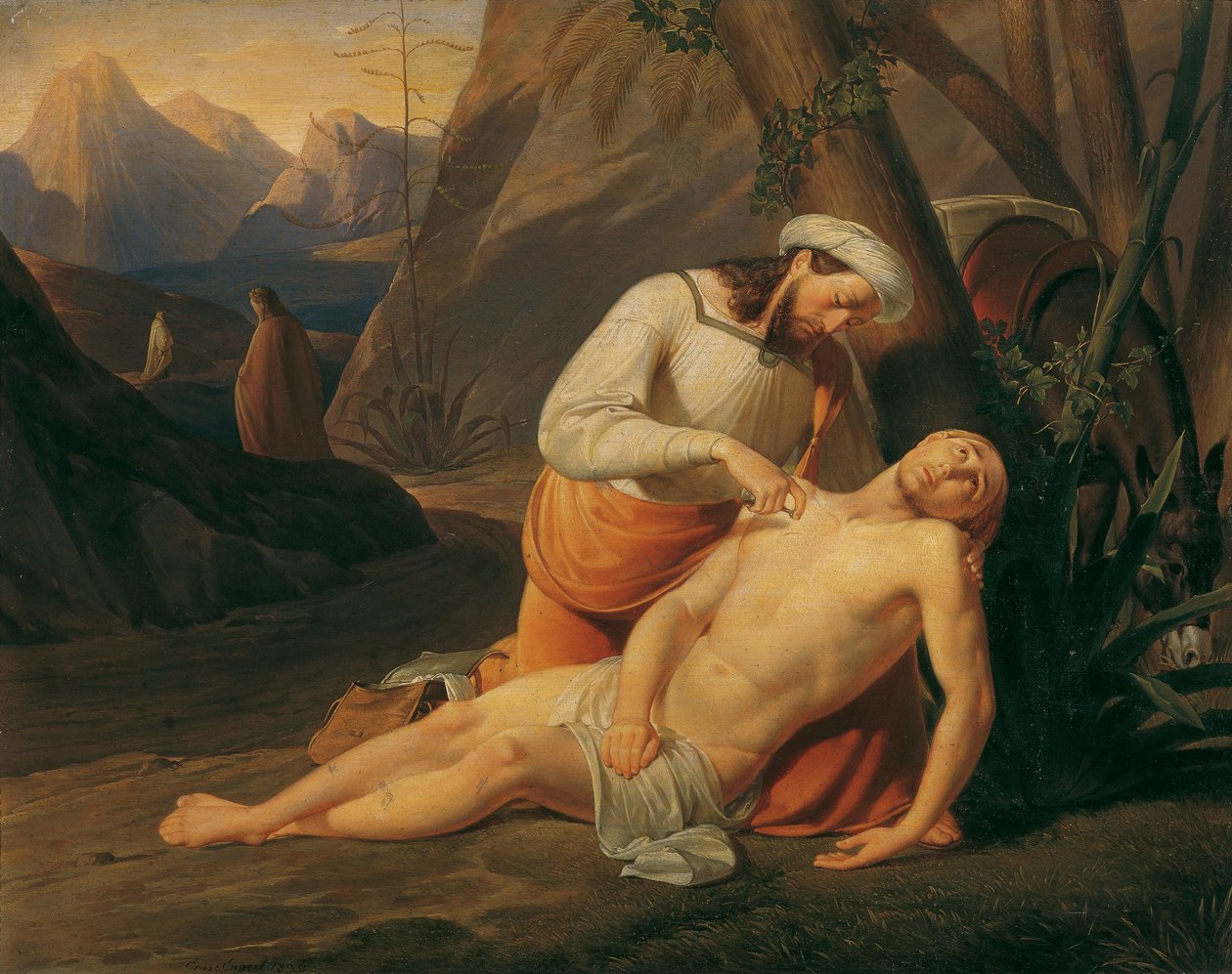 Dobry Samarytanin autorstwa Erasmus von Engert
