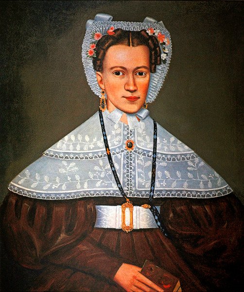 Pani Pearce, ok. 1835 (olej na desce) autorstwa Erastus Salisbury Field