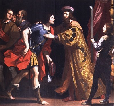 Porzucenie Cato Uticensis autorstwa Ercole Gennari