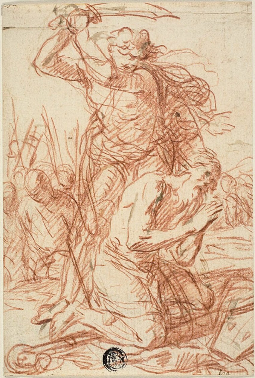 Męczeństwo biskupa Saint autorstwa Ercole Procaccini the younger