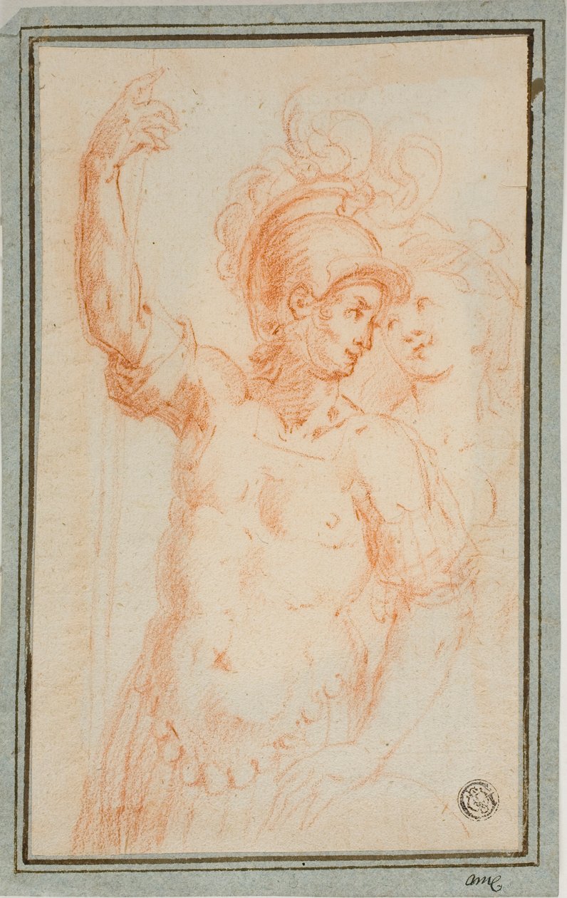 Rzymski żołnierz i kobieta autorstwa Ercole Procaccini the younger