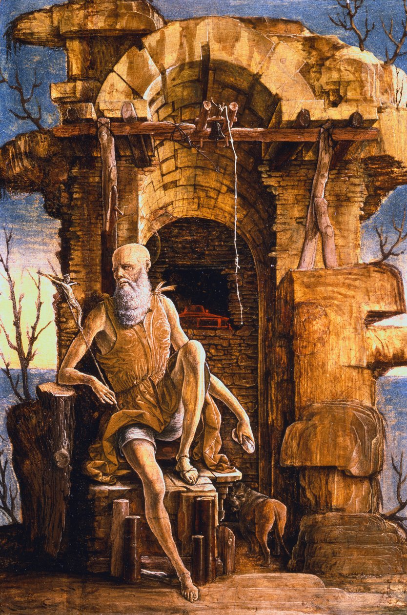 „Jerome na pustyni”, koniec XV wieku autorstwa Ercole de